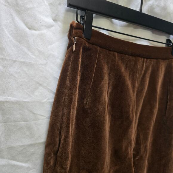 Vintage Ralph Lauren brown velvet stirrups equestrian pants size 8 - Picture 11 of 11